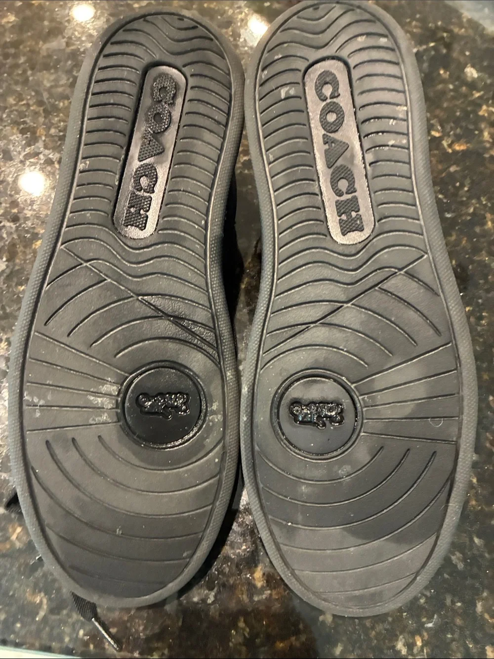 Coach Black Signature C Monogram G4949Lace-Up Sneaker